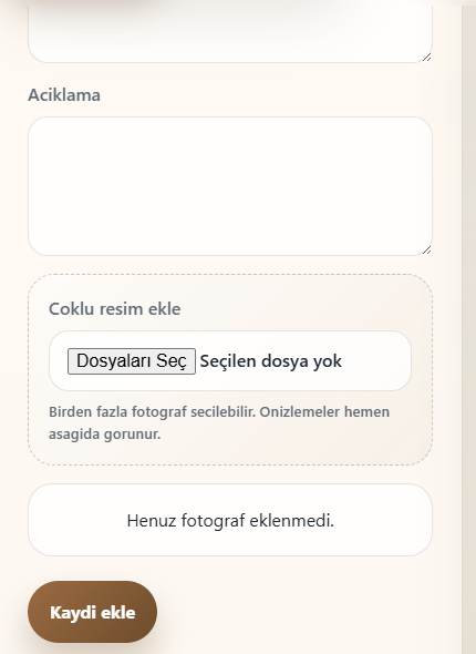 Kayit formu
